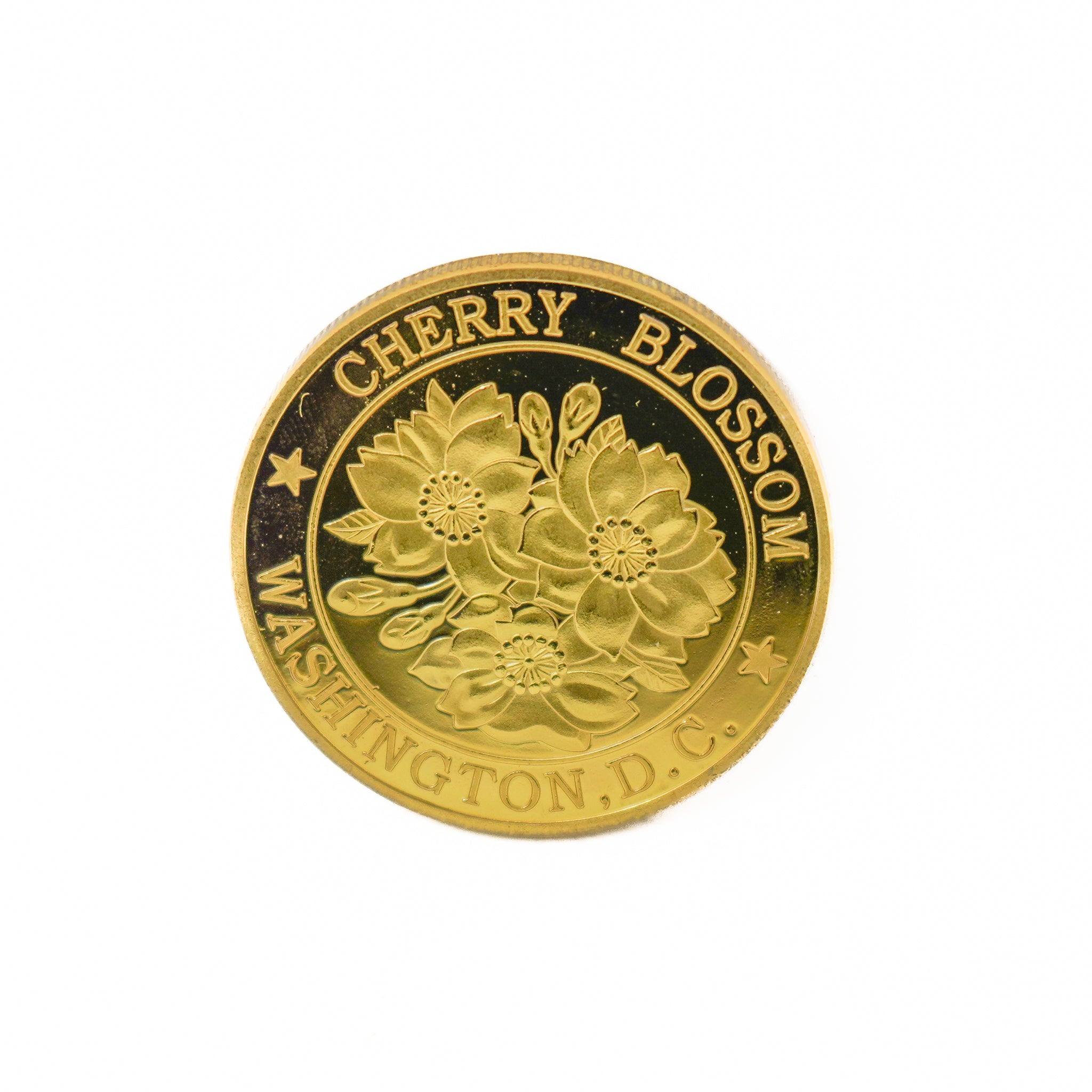 Washington DC Collectible Souvenir Coin w/ Cherry Blossoms (2 Styles)