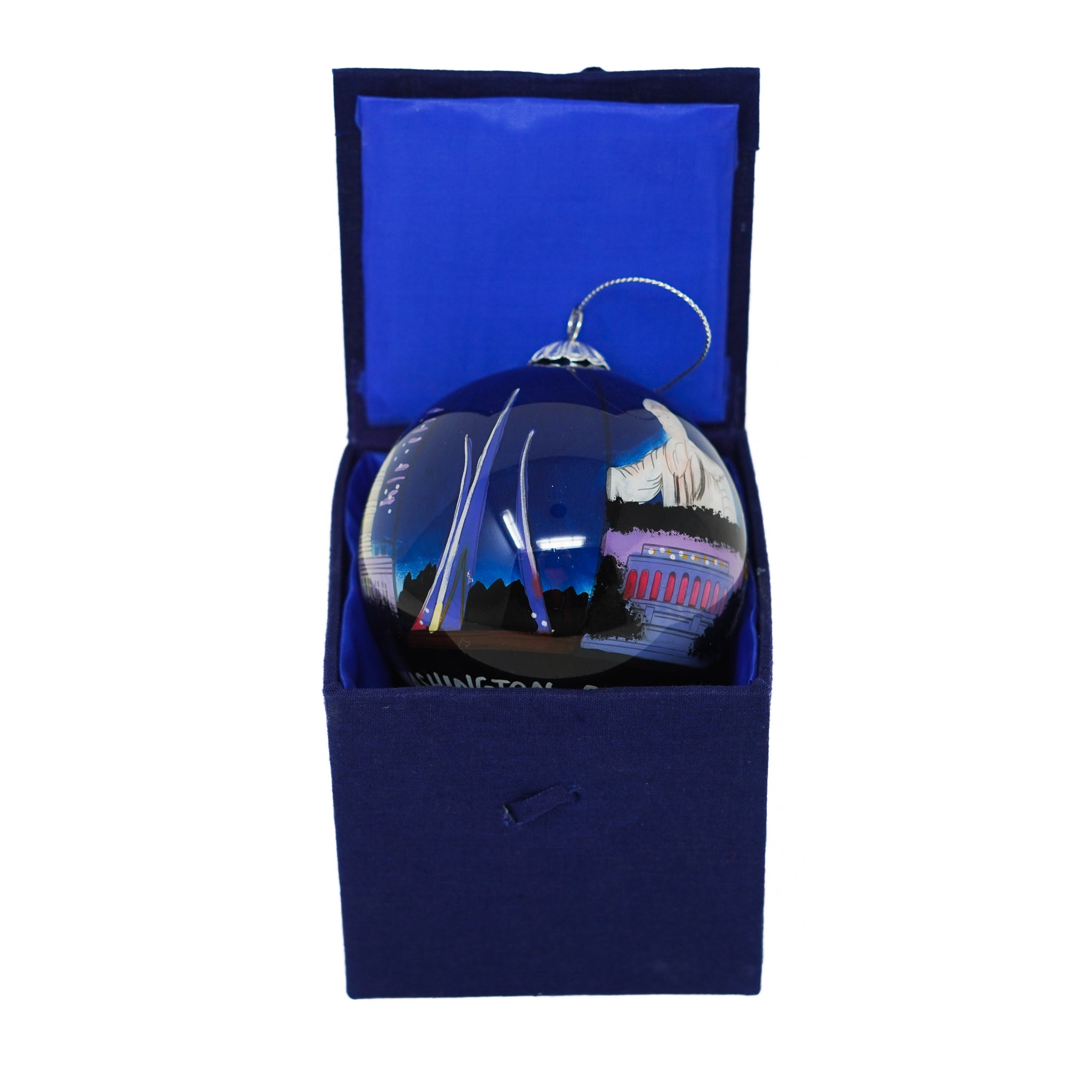 Washington DC Glass Christmas Ornaments