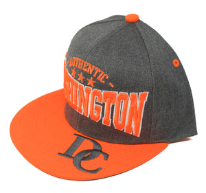 Washington DC Stretched Text Snapback