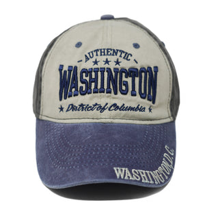 Authentic Washington DC Baseball Cap (Multiple Colors)