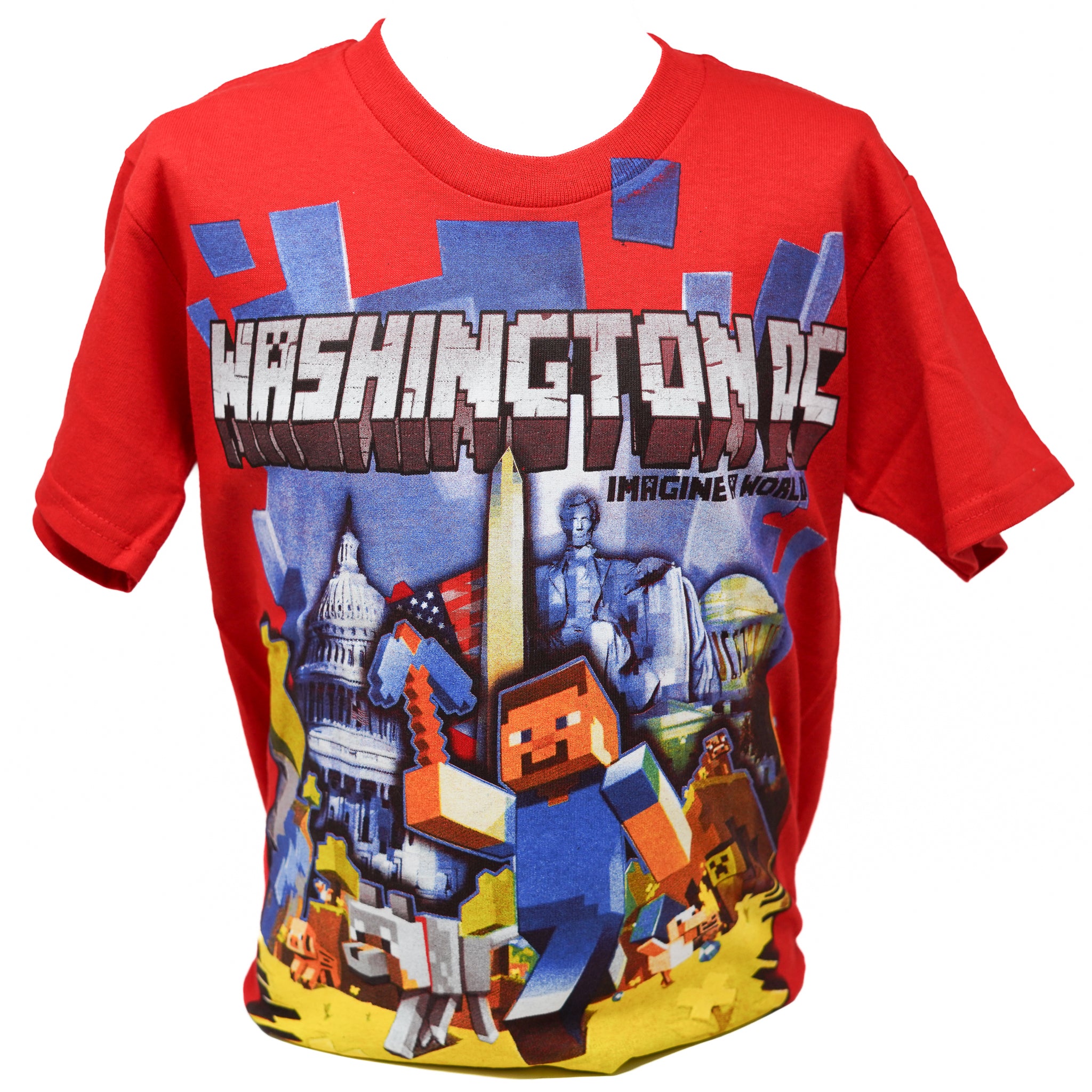 Minecraft Washington D.C. Kids T-Shirt