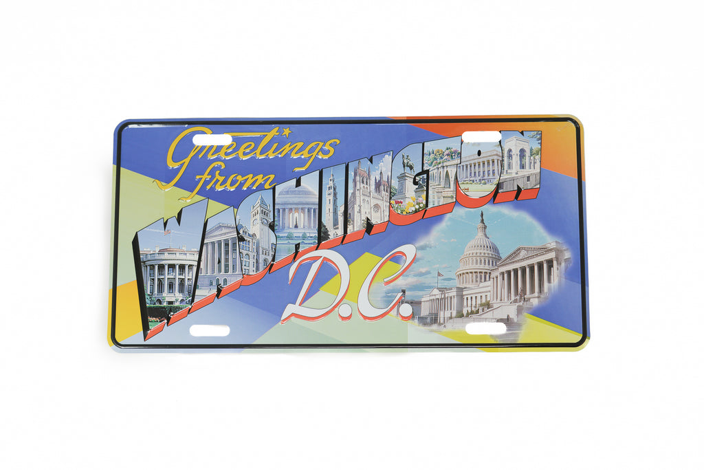 Greetings from Washington DC Souvenir License Plate