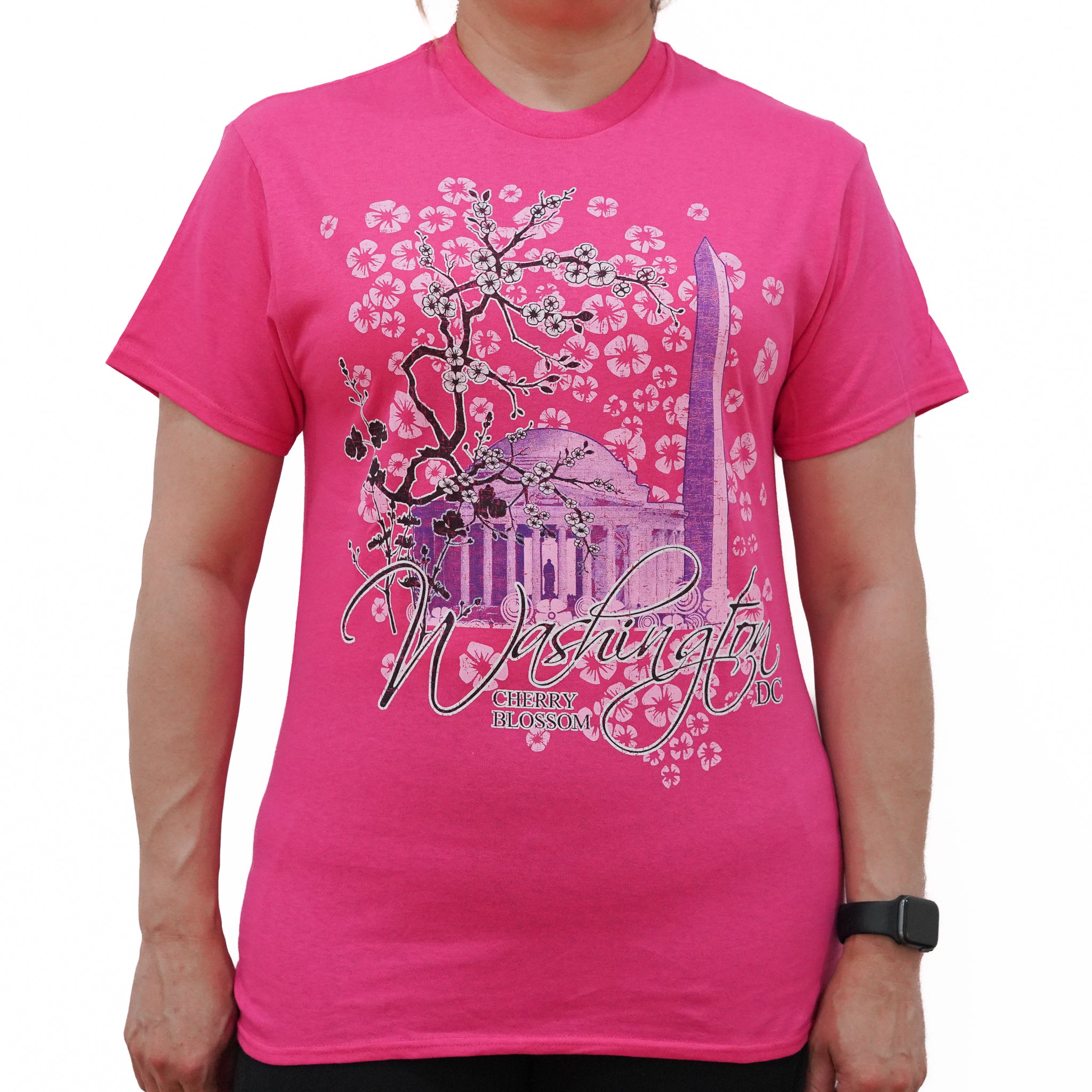  Washington DC Cherry Blossom Souvenir Nations Capital T-Shirt :  Clothing, Shoes & Jewelry