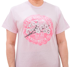 Washington DC Round Cherry Blossom T-Shirt