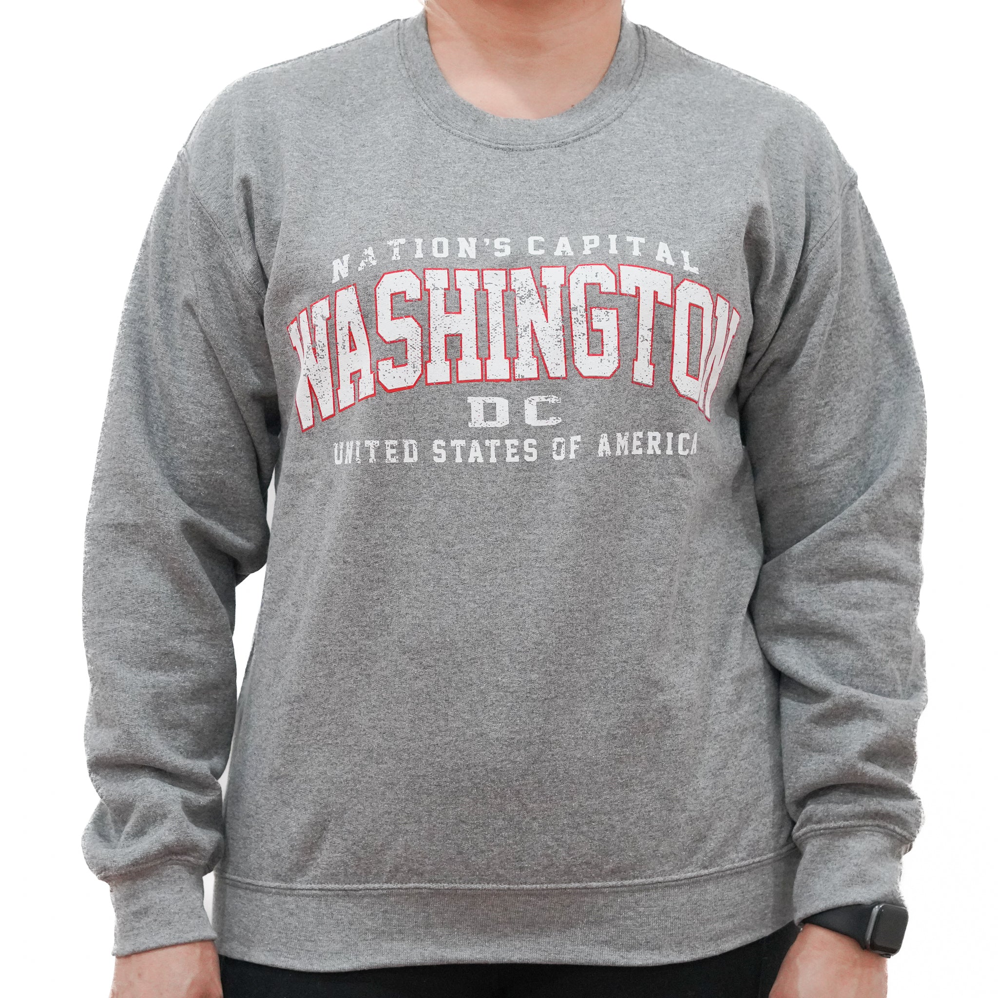 Authentic Printed Washington DC Crewneck (3 Colors)