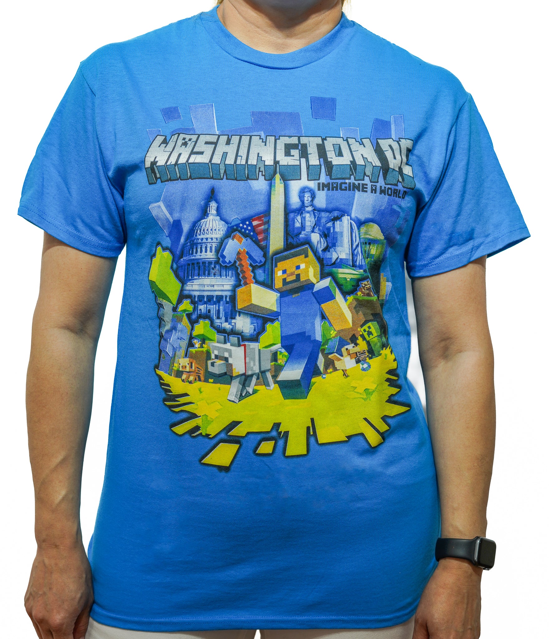 Minecraft Washington D.C. Adults T-Shirt