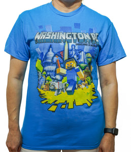 Minecraft Washington D.C. Adults T-Shirt