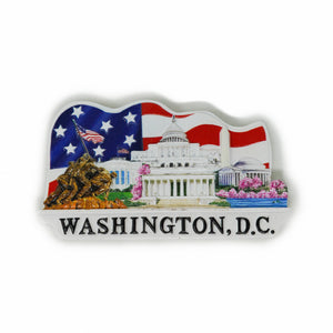 Ceramic Panoramic Washington DC Magnet