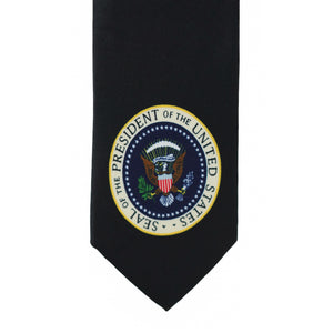 Black Tie with Presidential Seal
