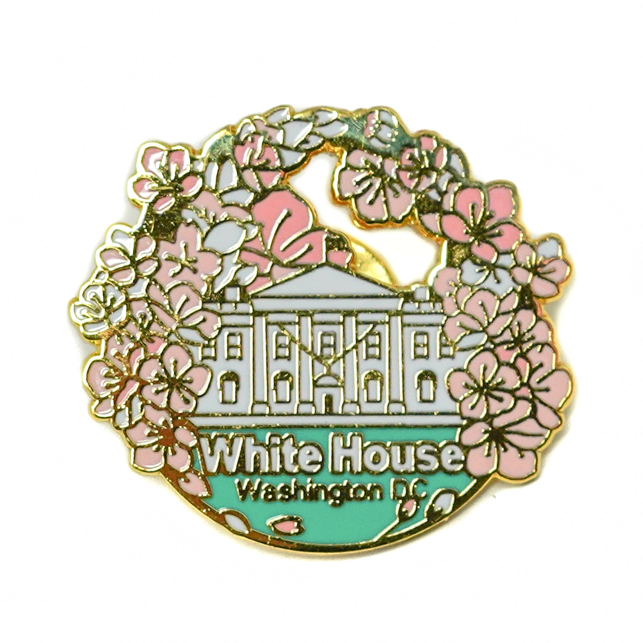 White House Cherry Blossom 🌸 Lapel Pin (Multiple Styles)