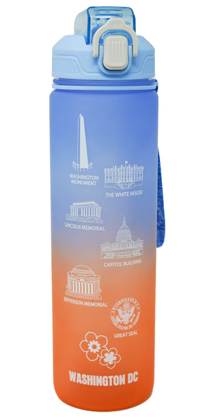Ombre Washington D.C. Water Bottle (Multiple Colors)