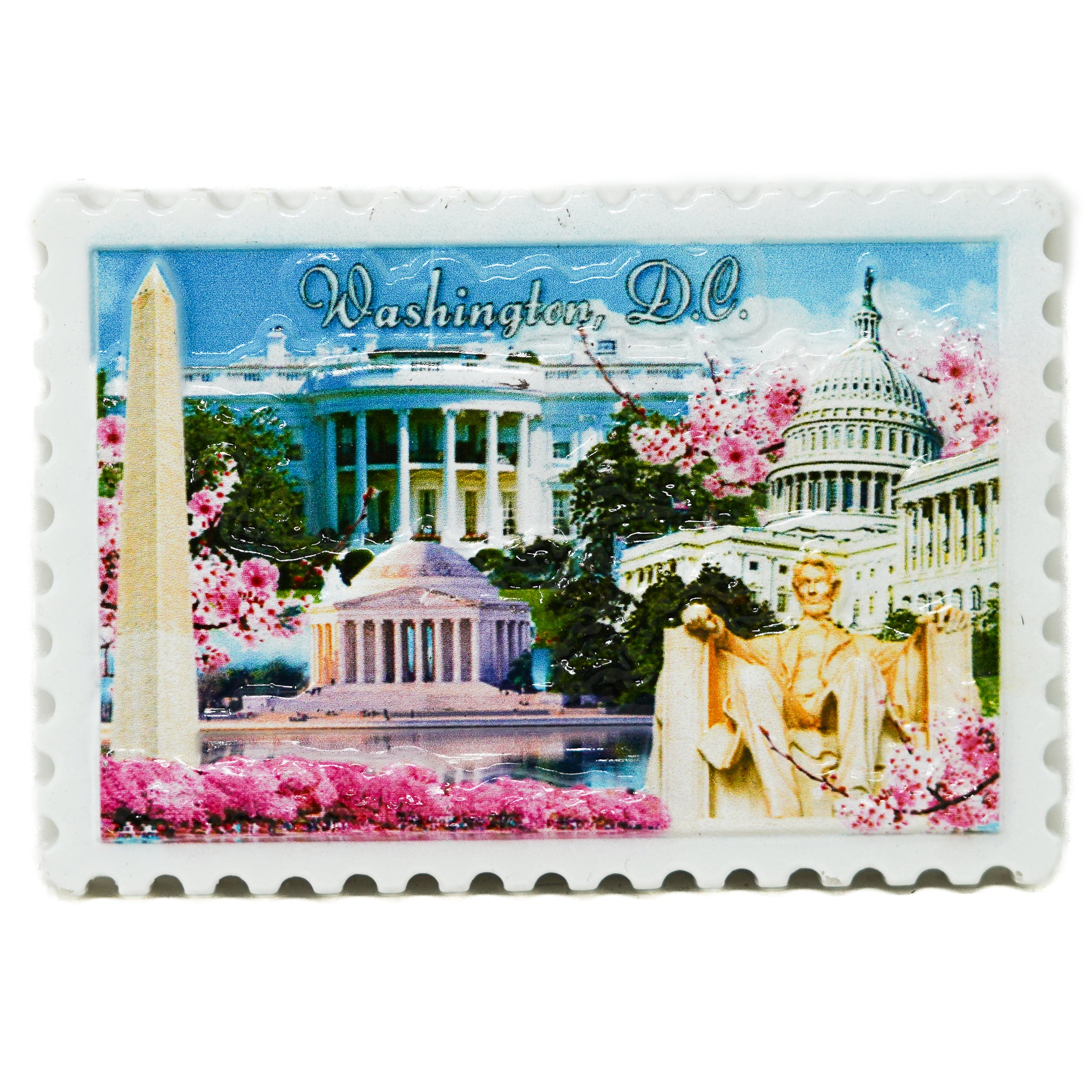 Ceramic Panoramic Washington DC Magnets (Multiple Styles)