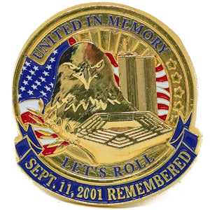 September 11 United in Memory Commemorative Lapel Pin