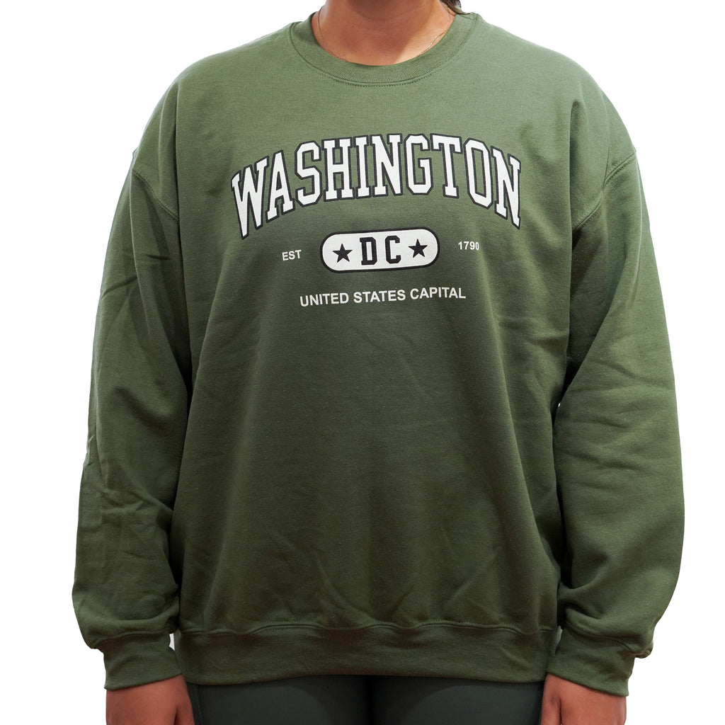 Washington DC Crewneck (Multiple Colors)