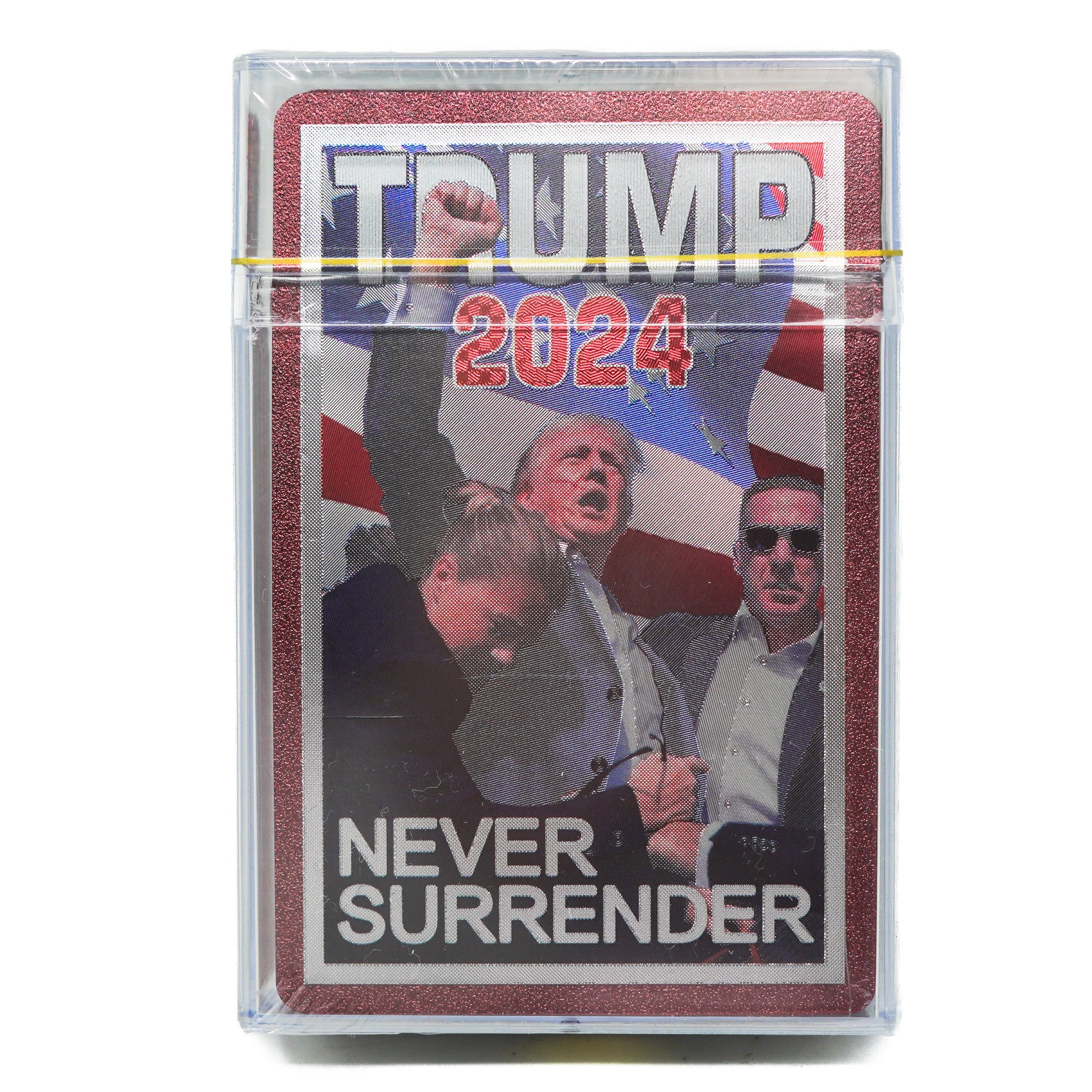 Donald Trump "Never Surrender" Playing Card
