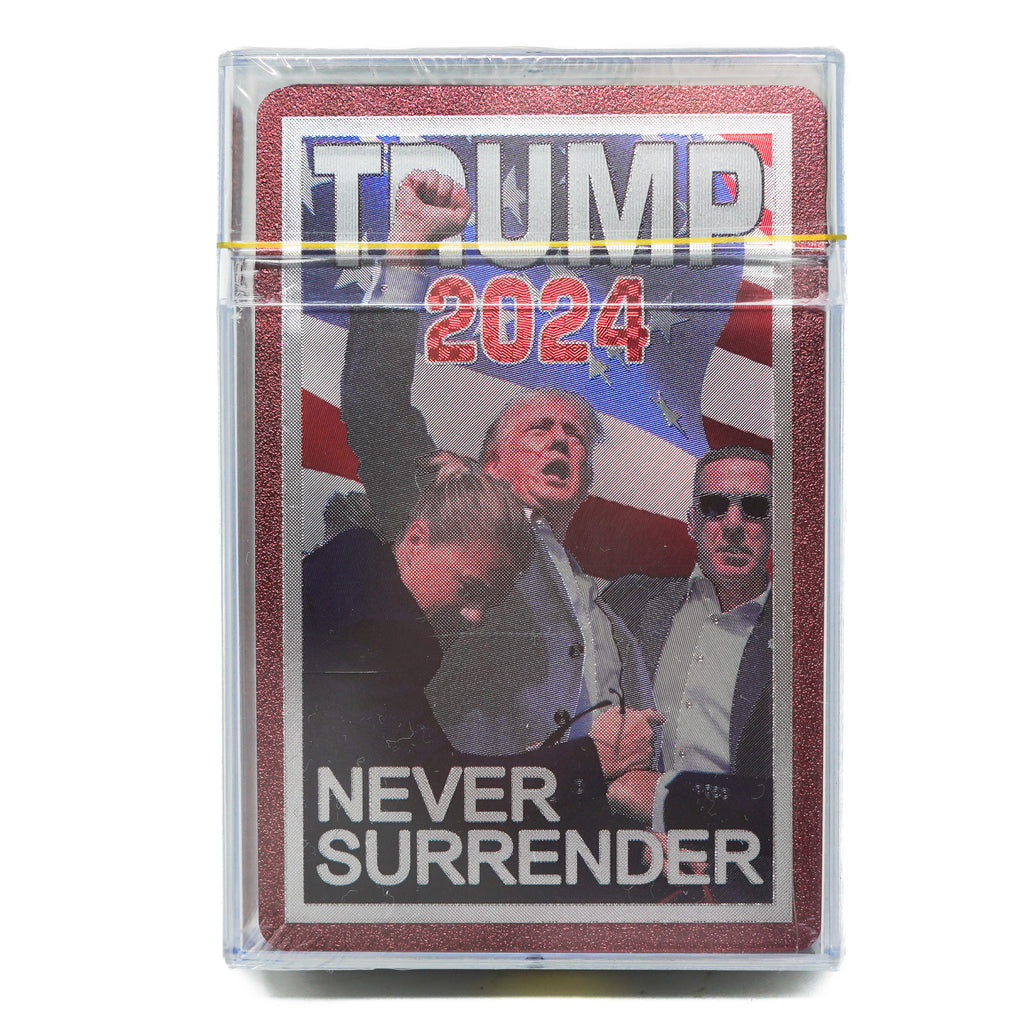 Donald Trump "Never Surrender" Playing Card