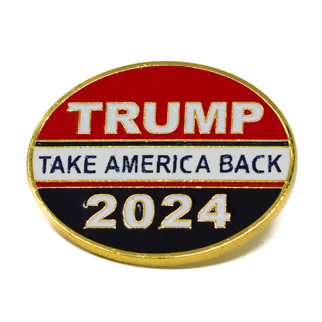 Trump 2024 'Take America Back' Lapel Pin