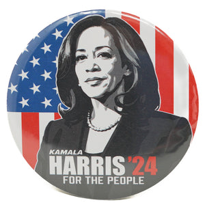 Harris Walz 2024 Campaign Buttons (Multiple Styles)