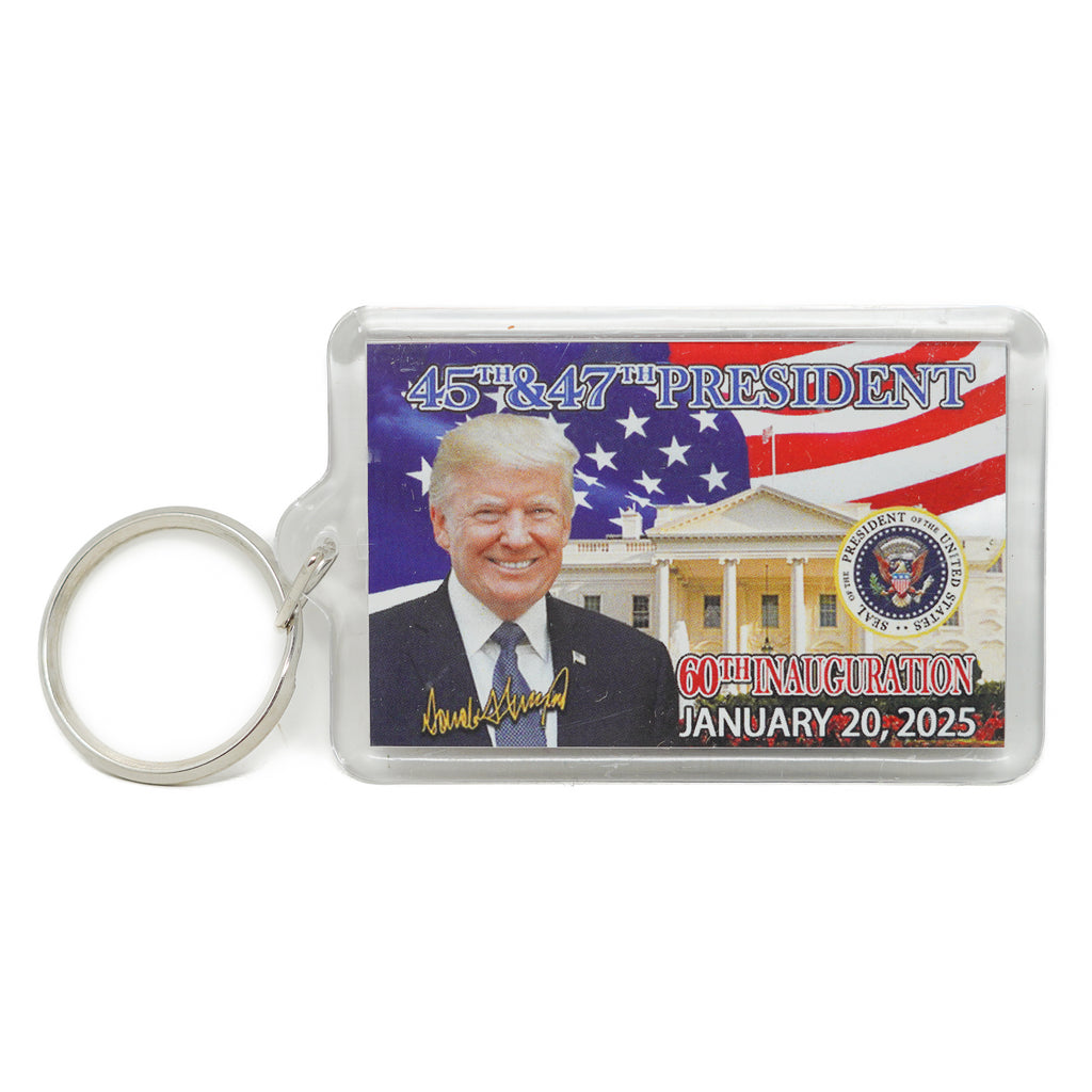 45th & 47th President Trump Keychain