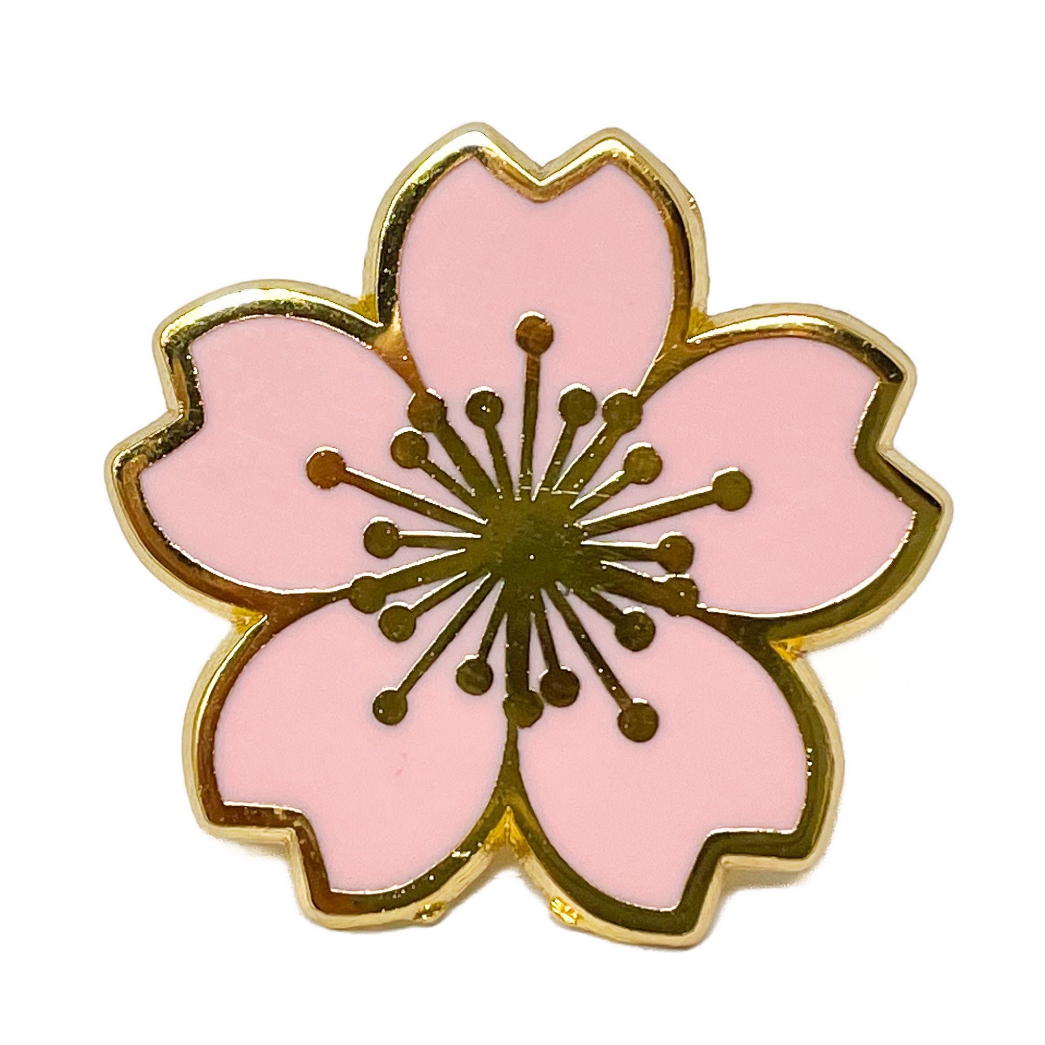 Cherry Blossom Flower Lapel Pins (Multiple Styles)