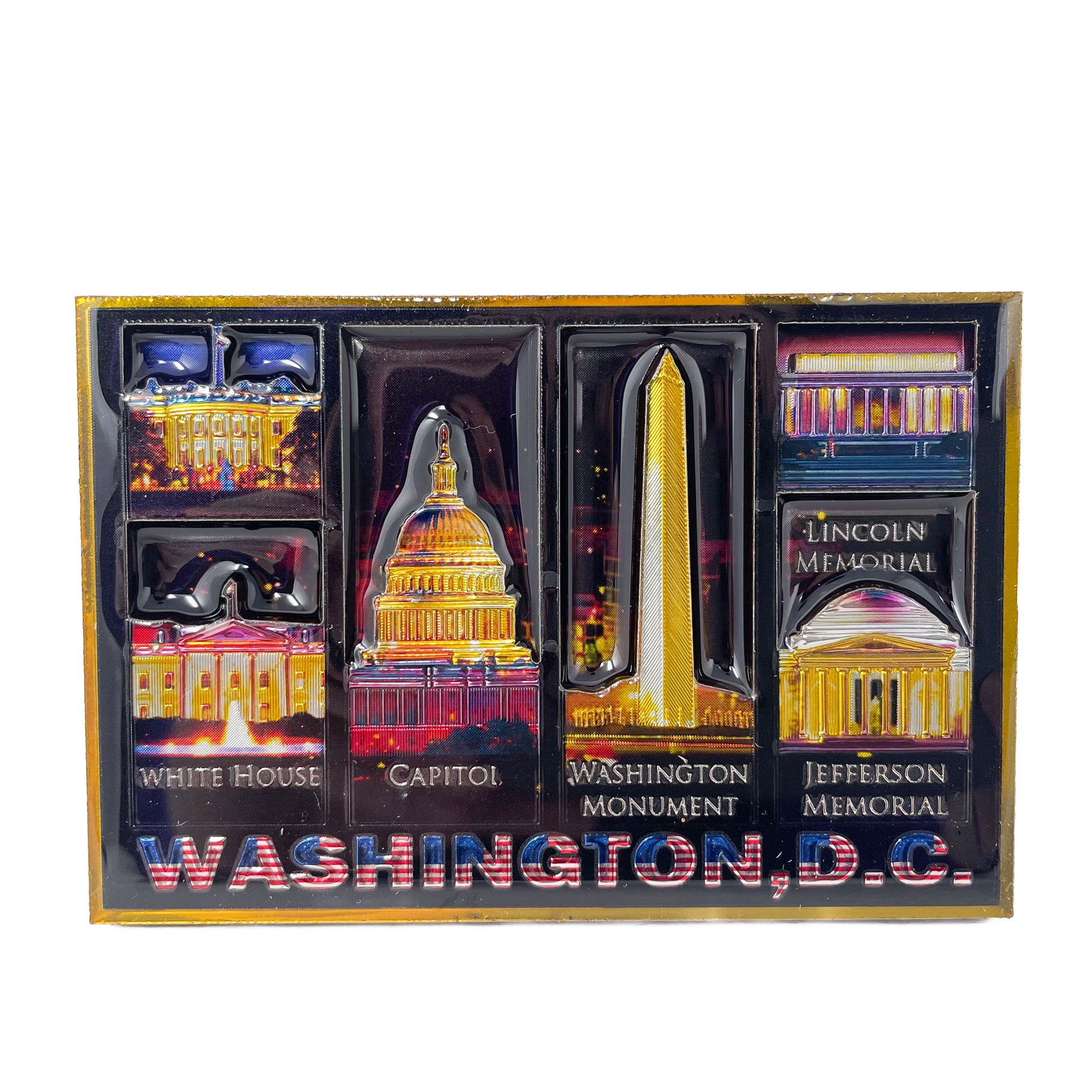 Magnets, Washington D.C. Skyline Magnet with U.S. Capitol, Washington  Monument, Jefferson Memorial, White House, U.S. Capitol Building, SALE