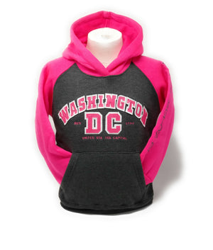 Kid’s Washington DC Zip-Up Sweatshirt (Multiple Colors)
