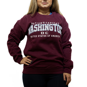 Authentic Printed Washington DC Crewneck (3 Colors)