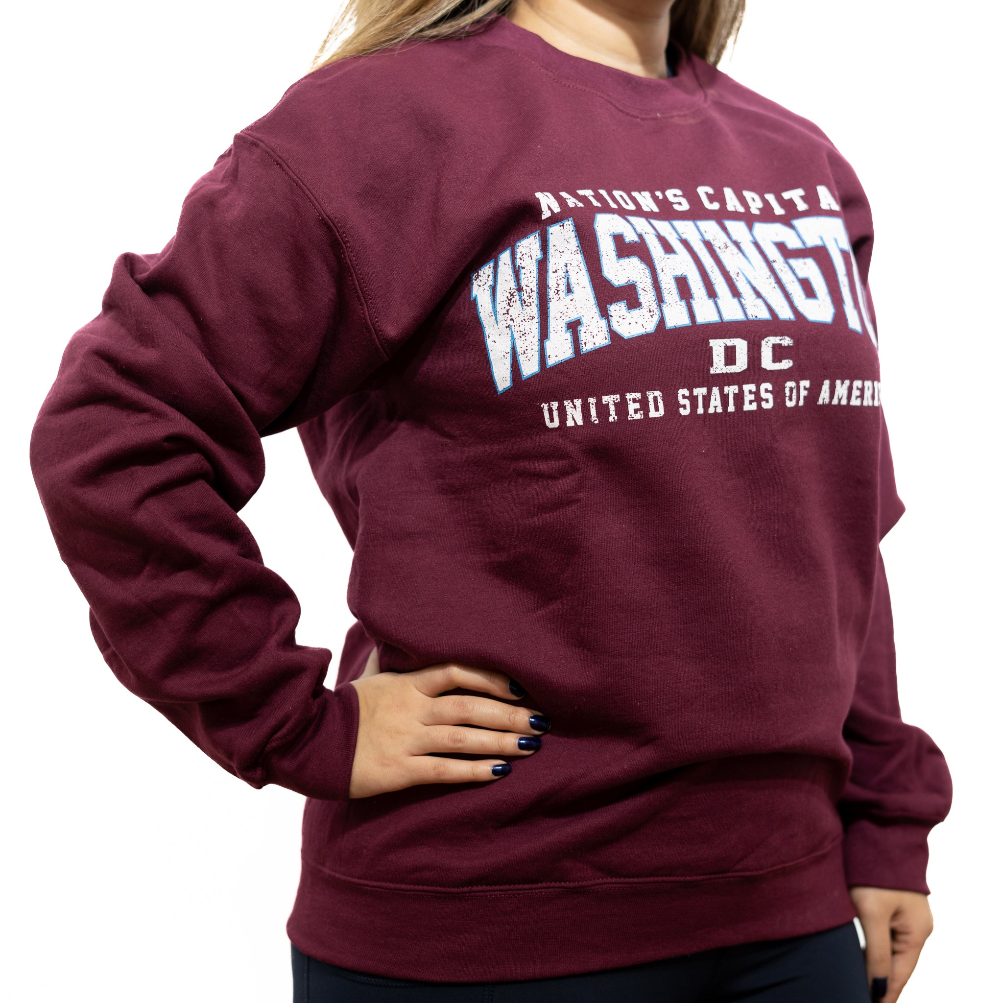 Authentic Printed Washington DC Crewneck (3 Colors)