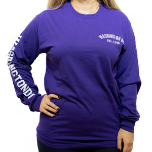 Authentic Washington DC Long Sleeve T-Shirt (Multiple Colors)