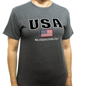 USA Embroidery T-shirt (4 Colors)