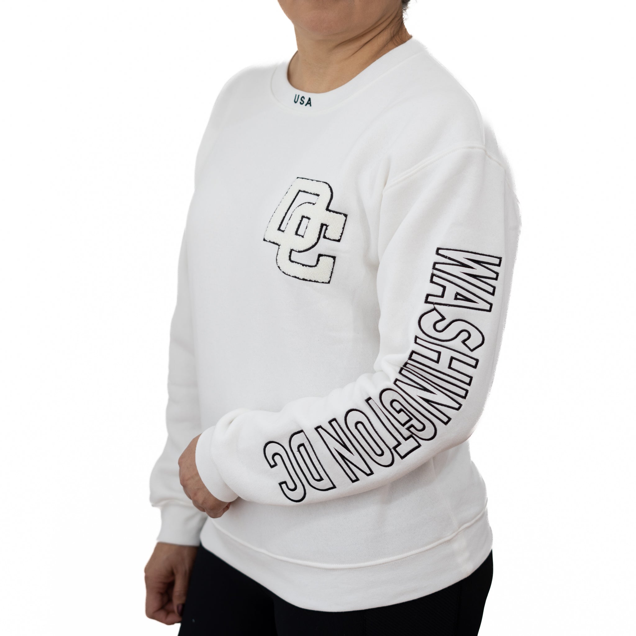 Fluffy DC Logo Crewneck