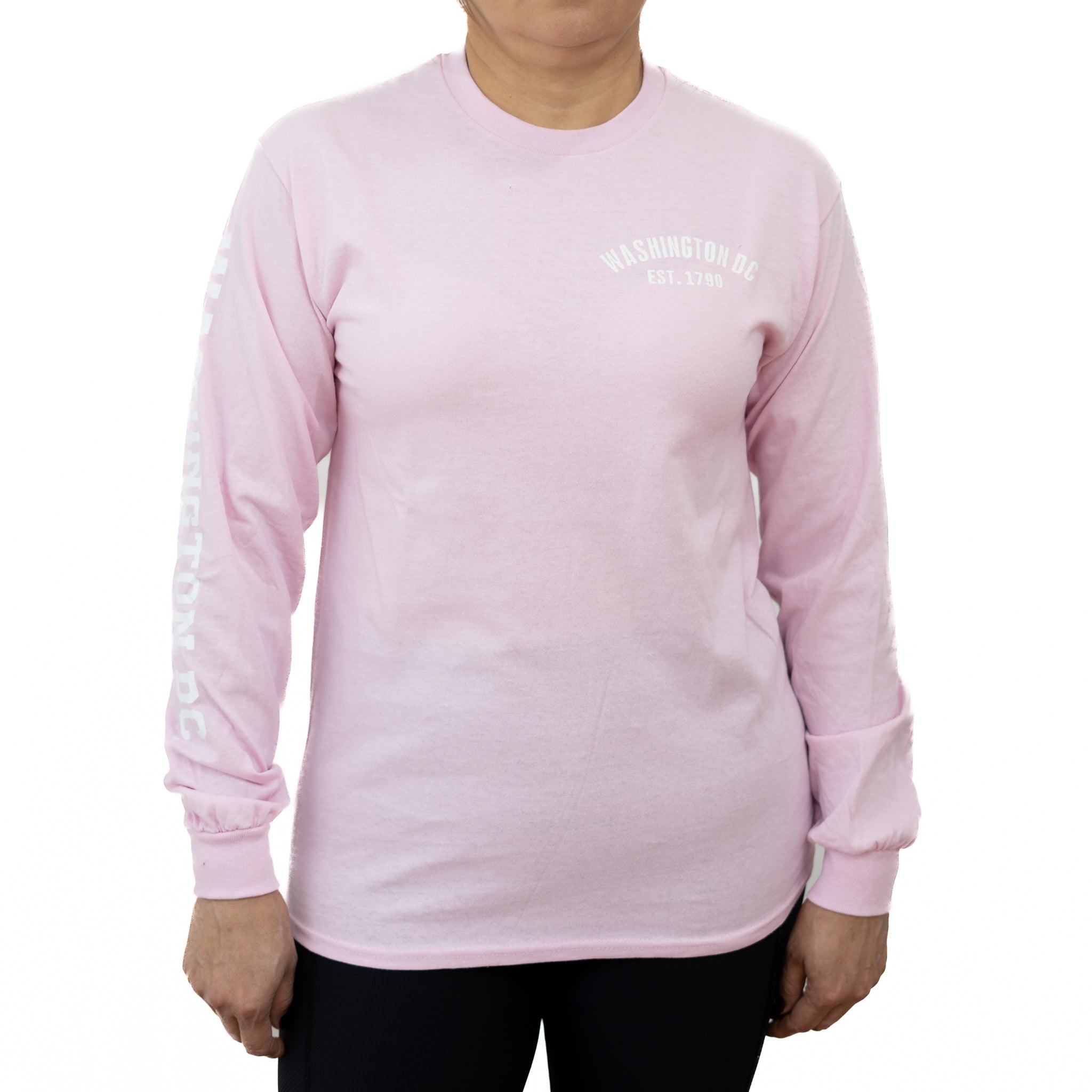 Authentic Washington DC Long Sleeve T-Shirt (Multiple Colors)