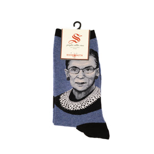 Ruth Bader Ginsburg Portrait Socks