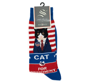 Cat For President Socks