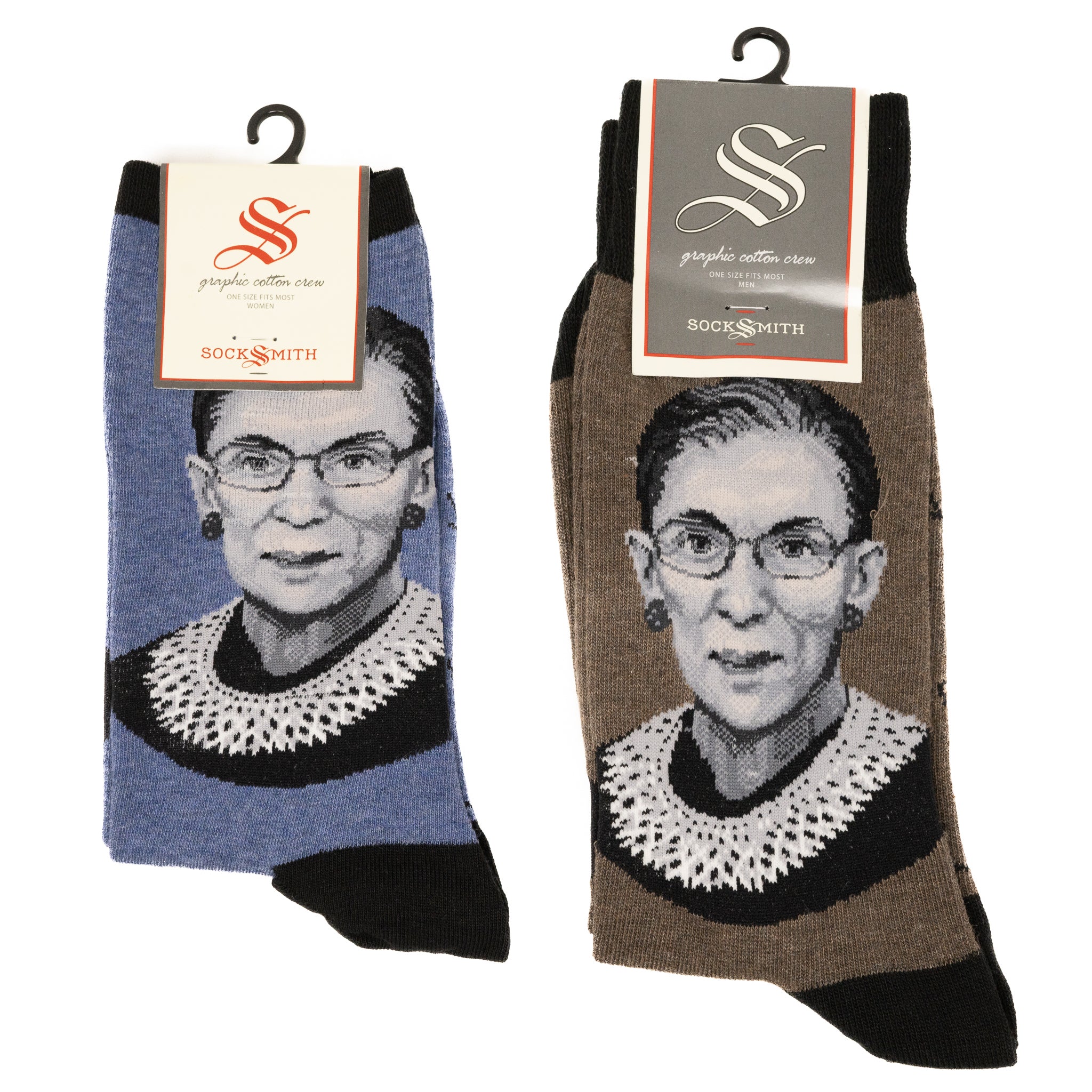 Ruth Bader Ginsburg Portrait Socks