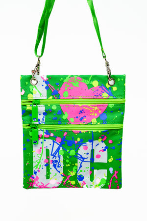 I Love DC Paint Splatter Crossbody Bag