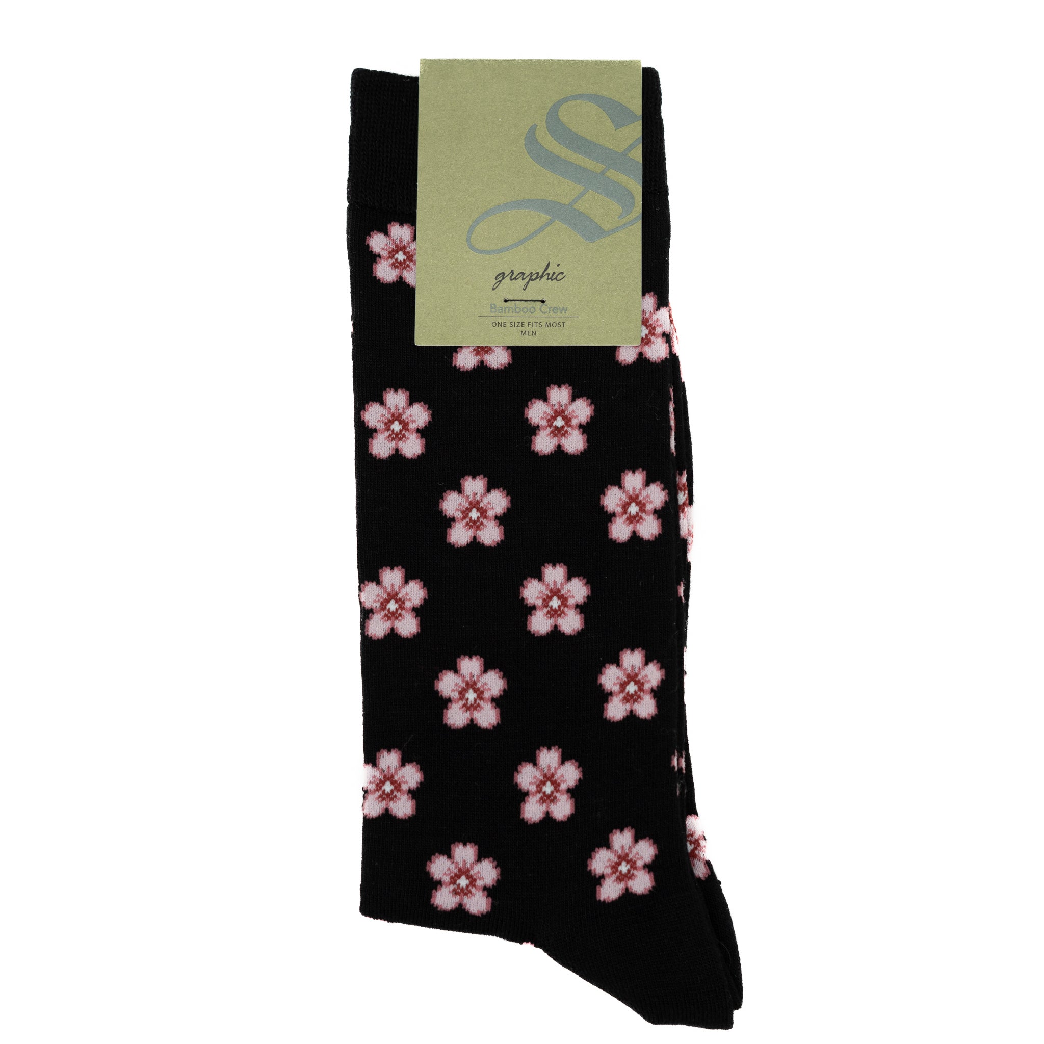 Cherry Blossom Crew Socks (Men's)