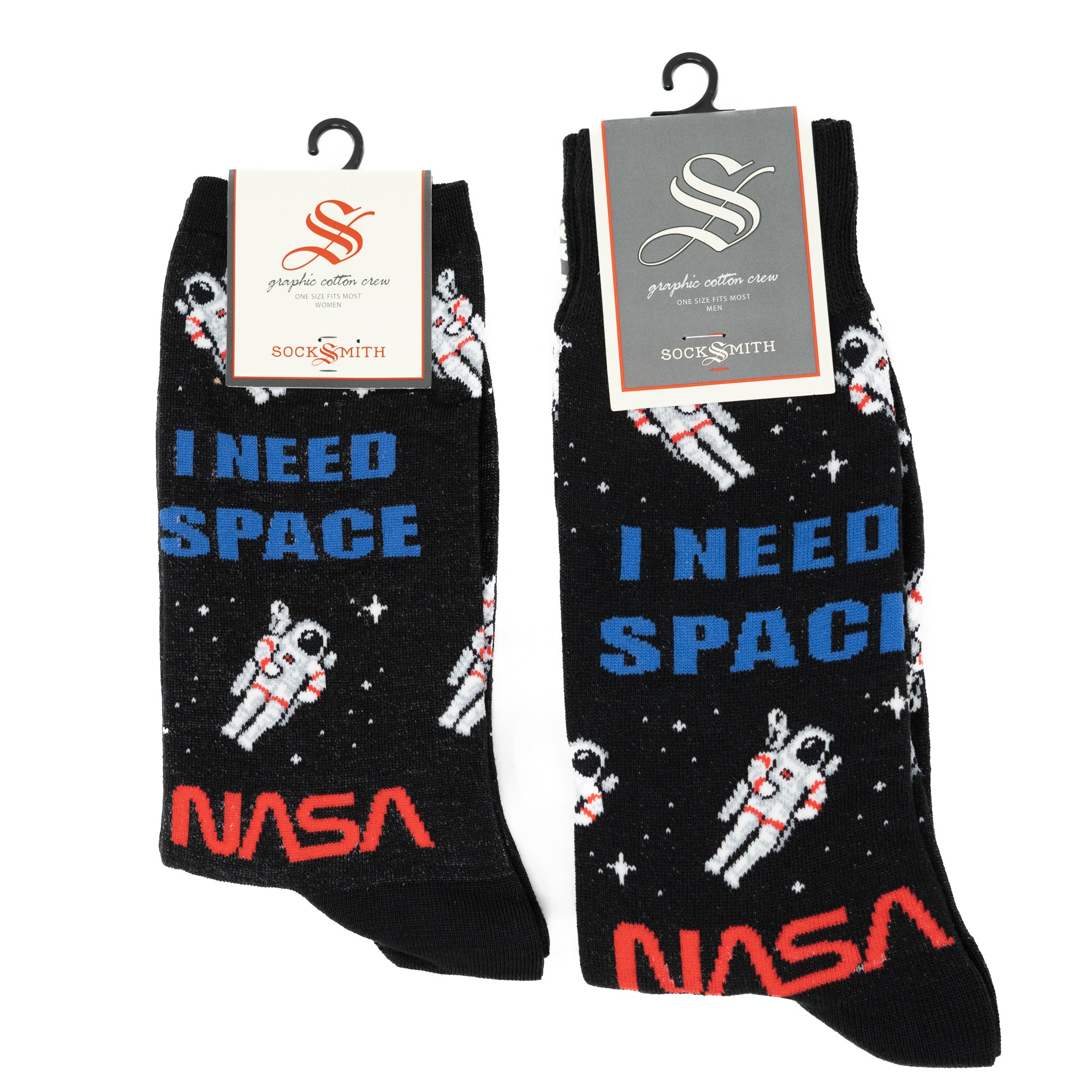 "I Need Space" NASA Socks