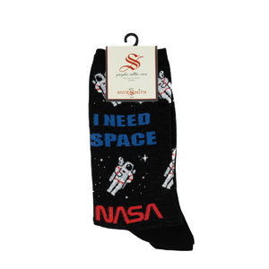 "I Need Space" NASA Socks