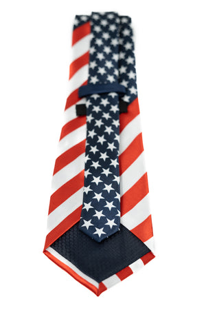 American Flag Tie