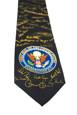 US Presidents Signature Tie