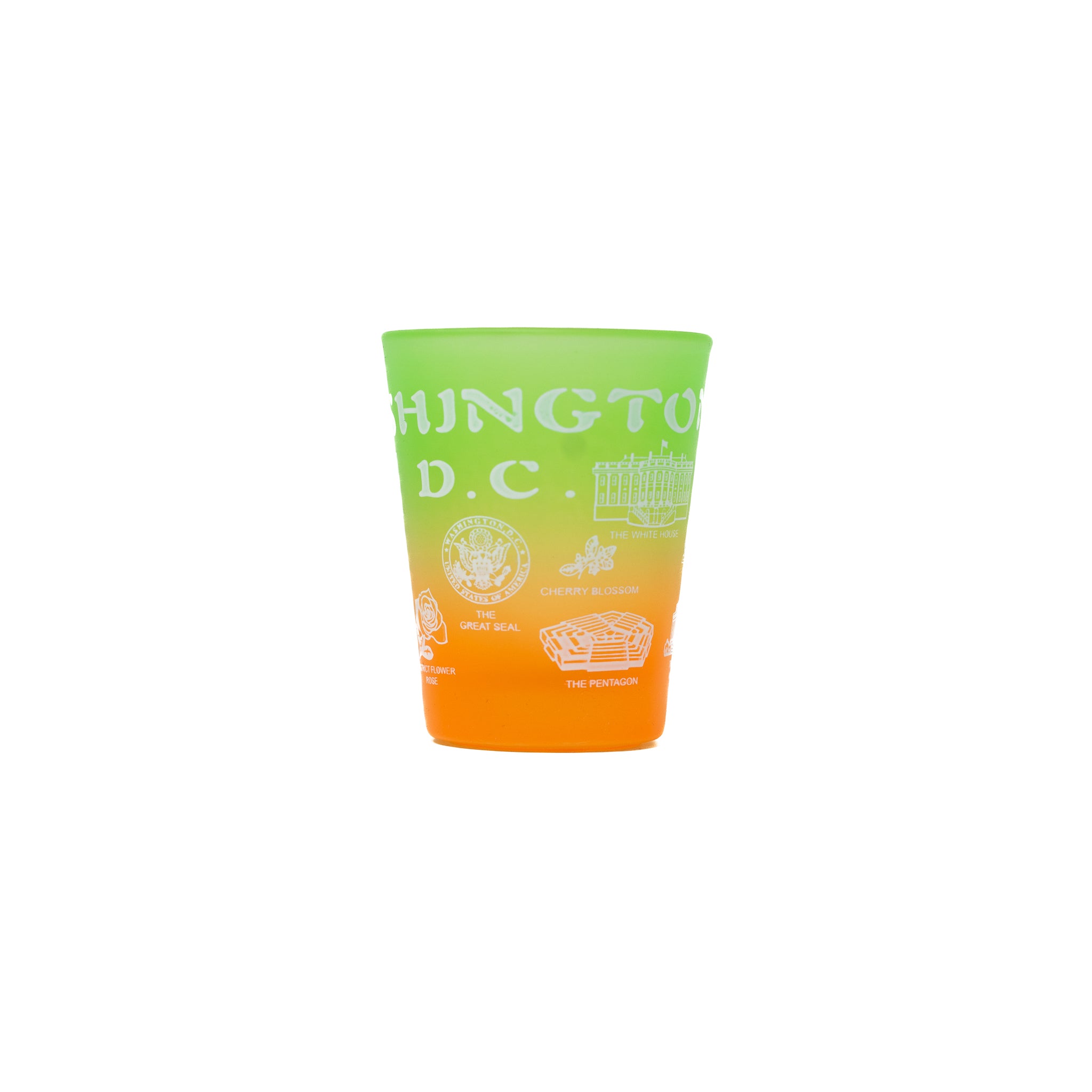 Ombre Washington DC Souvenir Shot Glass (3 Colors)