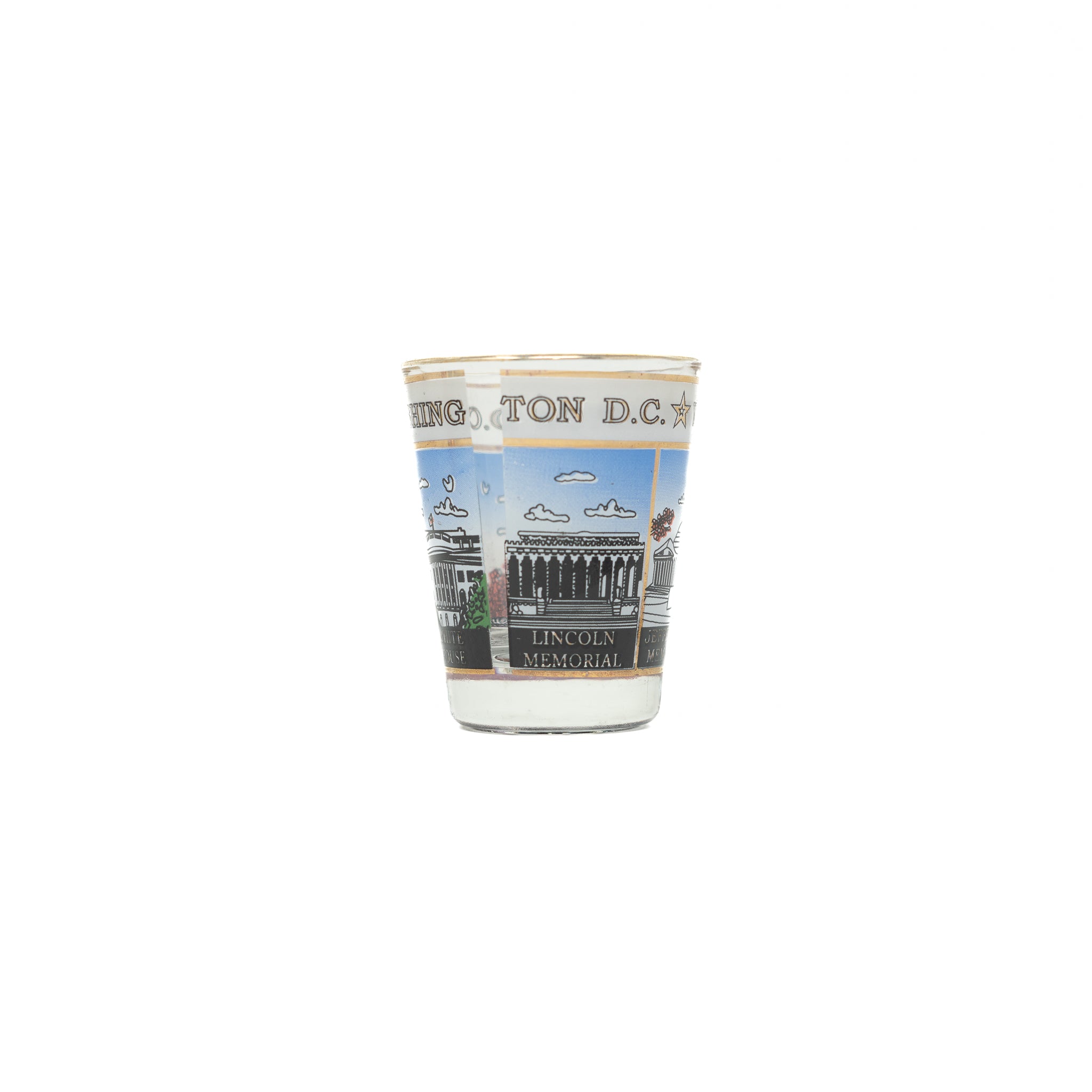 Washington DC 'Box' Shot Glass