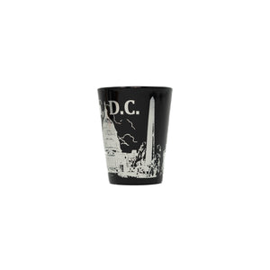 Washington DC 'Black and White' Shot Glass