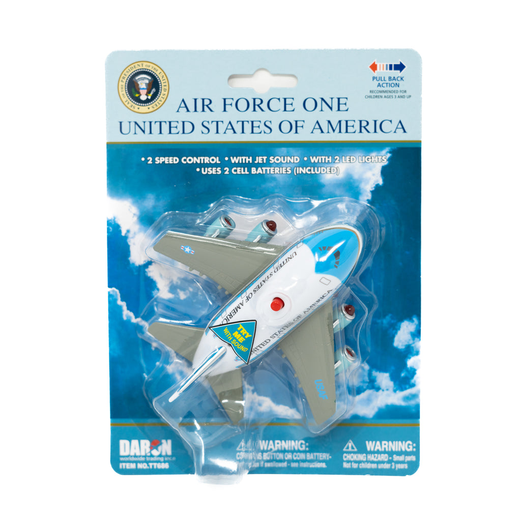 Air Force One Roll Back and Forth Toy Plane