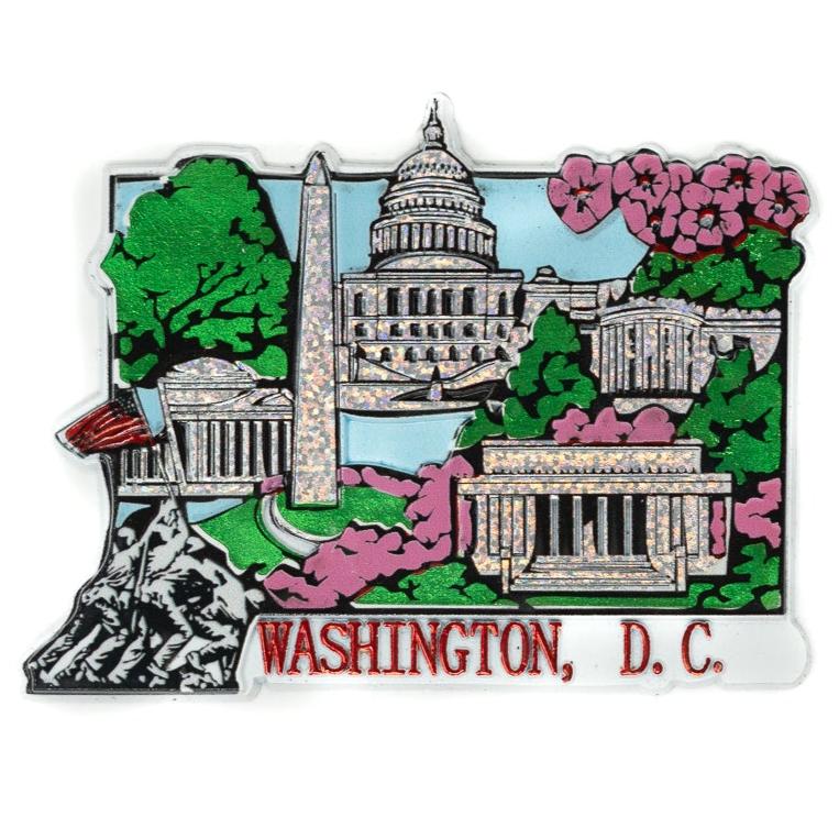 Cherry Blossom Monuments Magnet