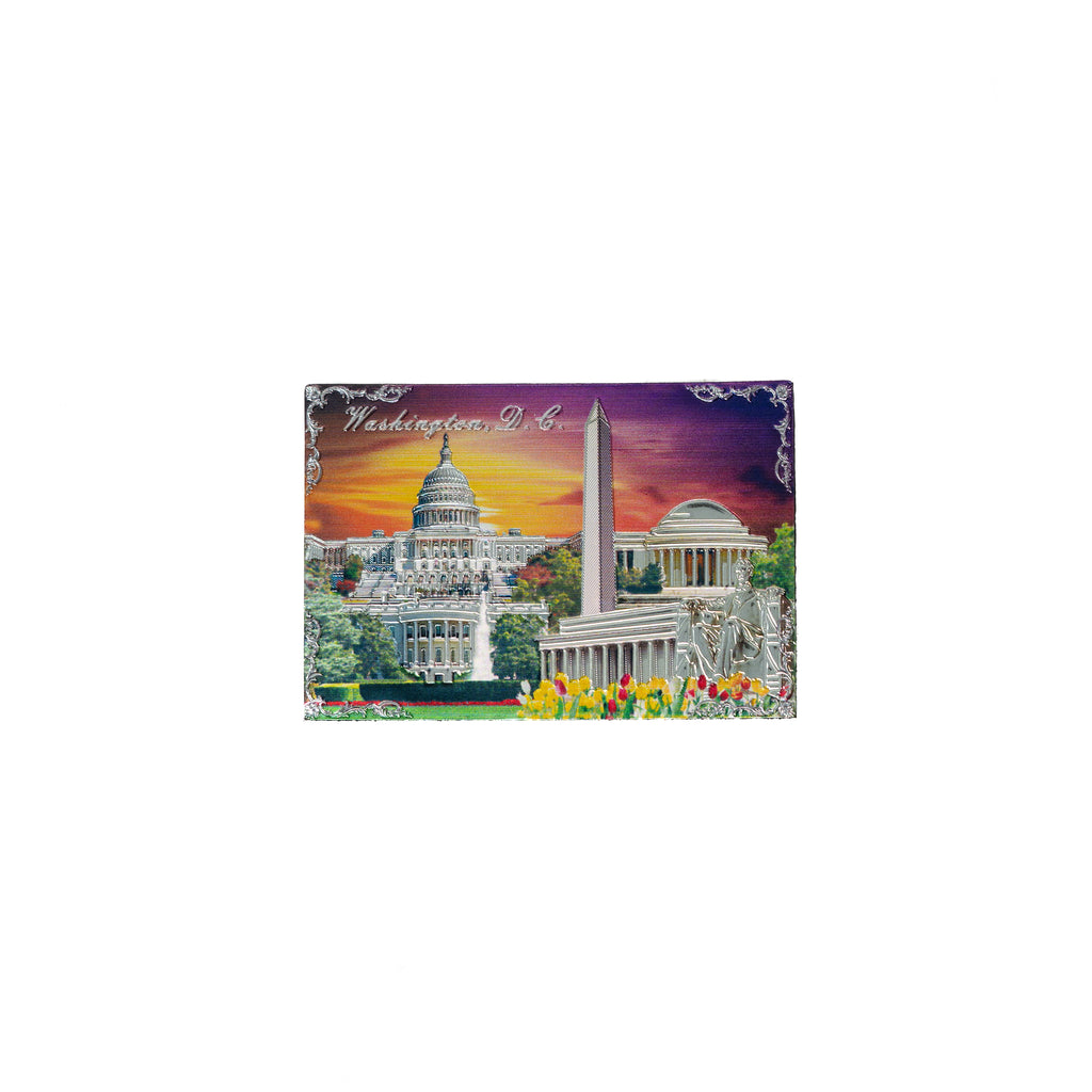 Washington DC Sunset Fridge Magnet