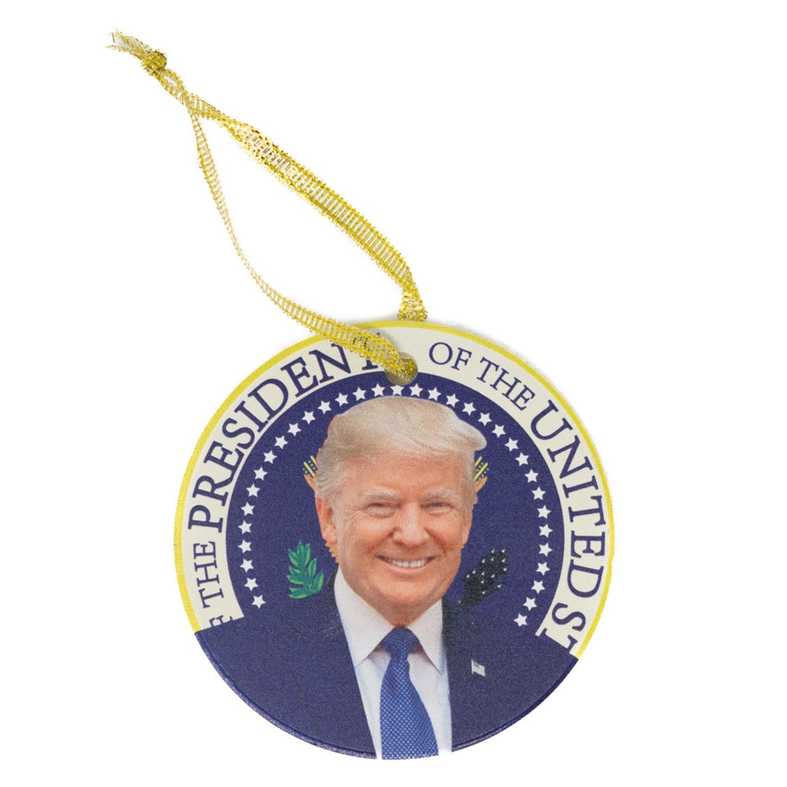 President Trump Christmas Ornament