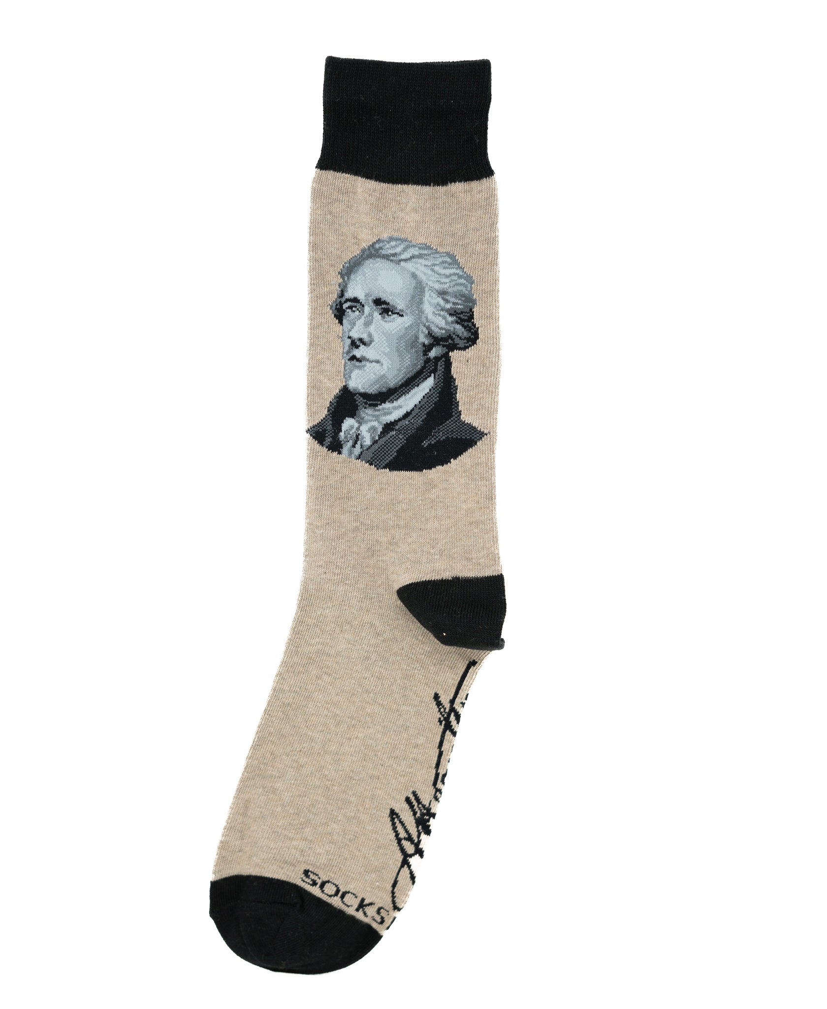 Alexander Hamilton Portrait Socks