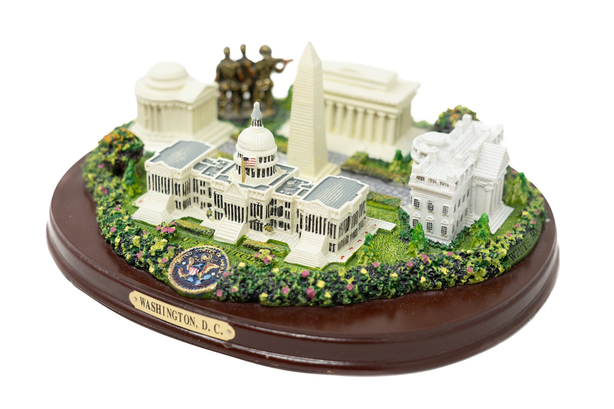 Washington D.C. Monuments Desk Statue (9.25” Wide)